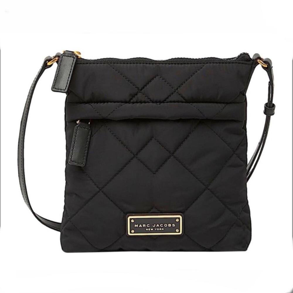 Mac Jacobs Quilted Nylon Crossbody Bag